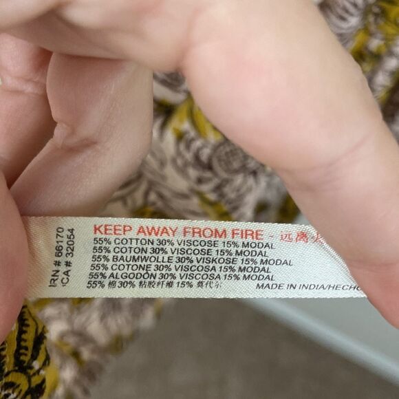 DAILY PRACTICE BY ANTHROPOLOGIE MOLLIE TUNIC DRESS size small - Picture 7 of 8